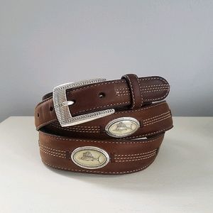 Onyx by Brighton Brown Leather Belt